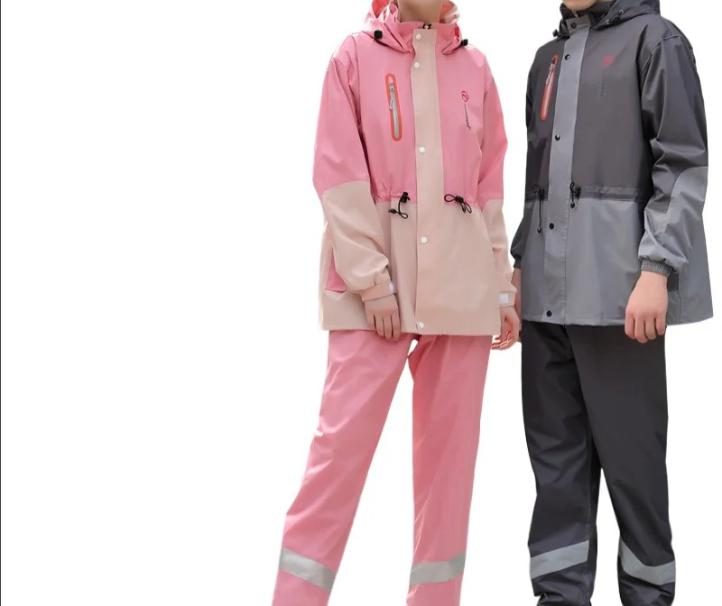 Fishing Rain Suit - Outdoor-Reit-Reflektierender Regenmantel für Erwachsene Herren und