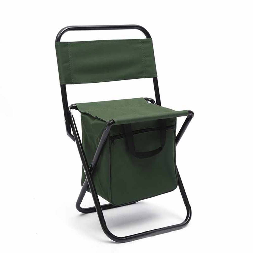 Fishing Backpack - 600D Oxford-Gewebe, faltbarer Campingstuhl, rutschfeste Füße,