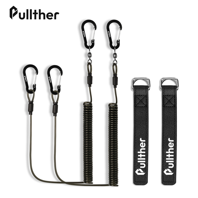Fishing Belt - angelzubehör neuheiten，Angel-Spiral-Lanyards mit Ruten-Krawatte, Angel-Lanyard für