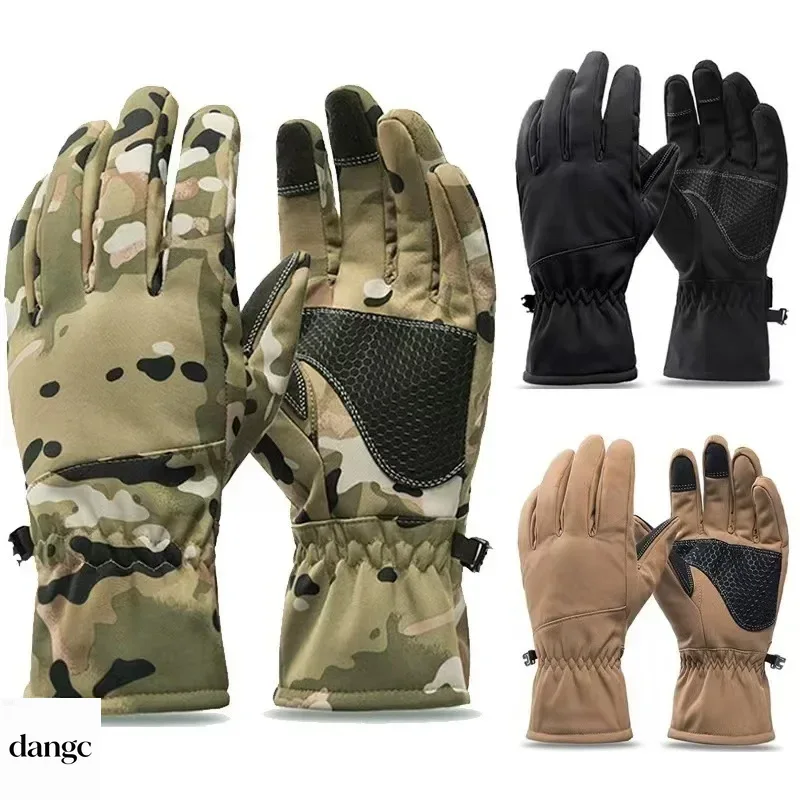 Fishing Gloves - Winter-wasserdichte Tarn-Jagdhandschuhe, rutschfest, Touchscreen-fähig, warm, für