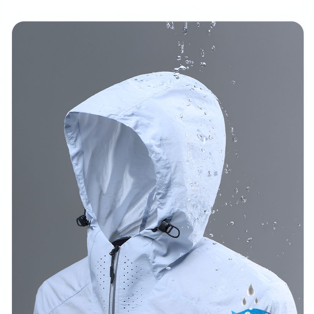 Fishing Hoodie - Sommerliche Outdoor-Sonnenjacke mit Kapuze, Unisex, UPF50