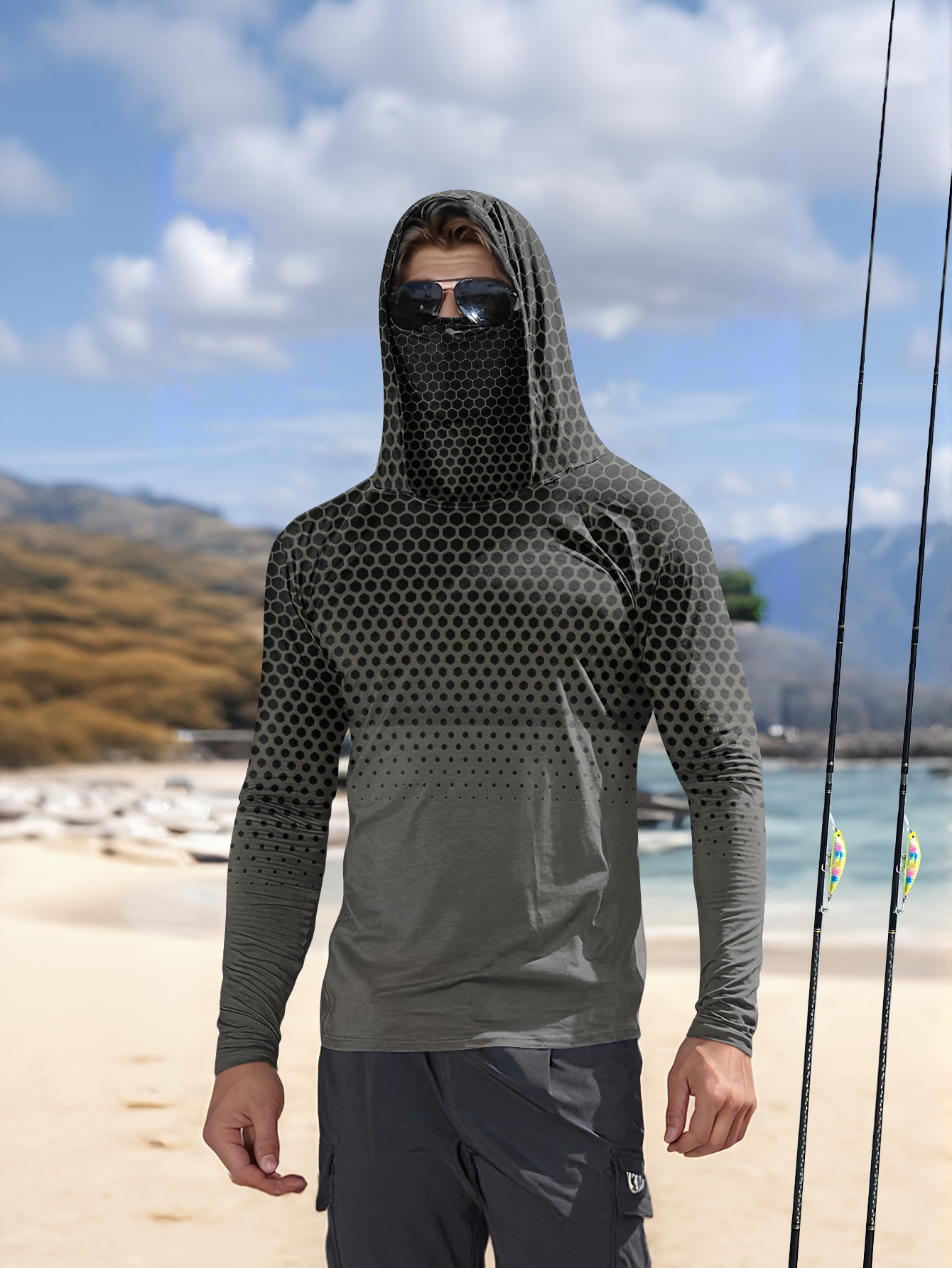 Herren Sommer UPF50+ Angel-Hoo – Fishing Hoodie Bewertung und Preis